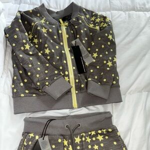 Imoga Gray and Yellow Star Kids Matching Set